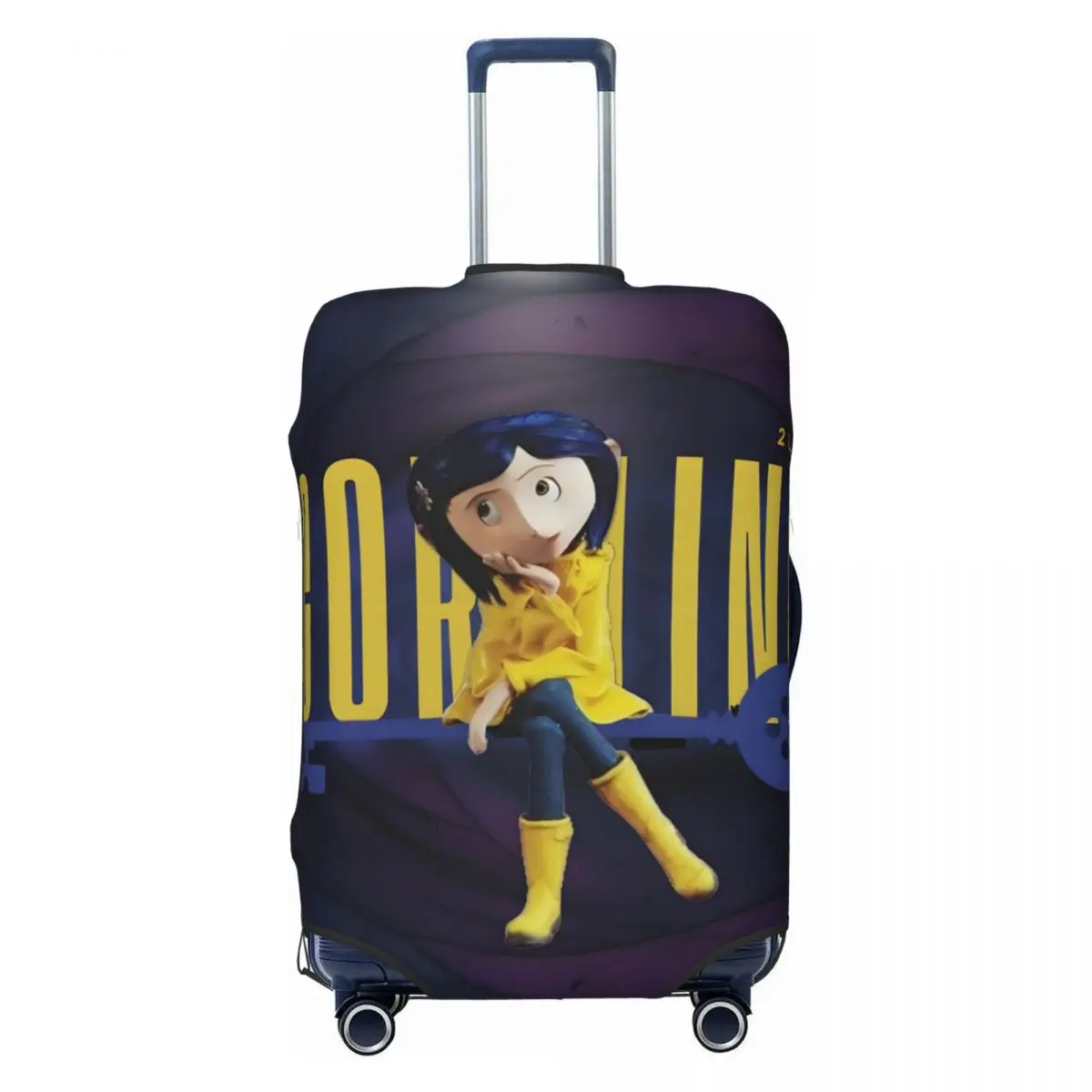 

Модный чехол для багажа The Other Mother Coraline, моющийся чехол для багажа из страшного фильма ужасов, дорожные чехлы для чемоданов