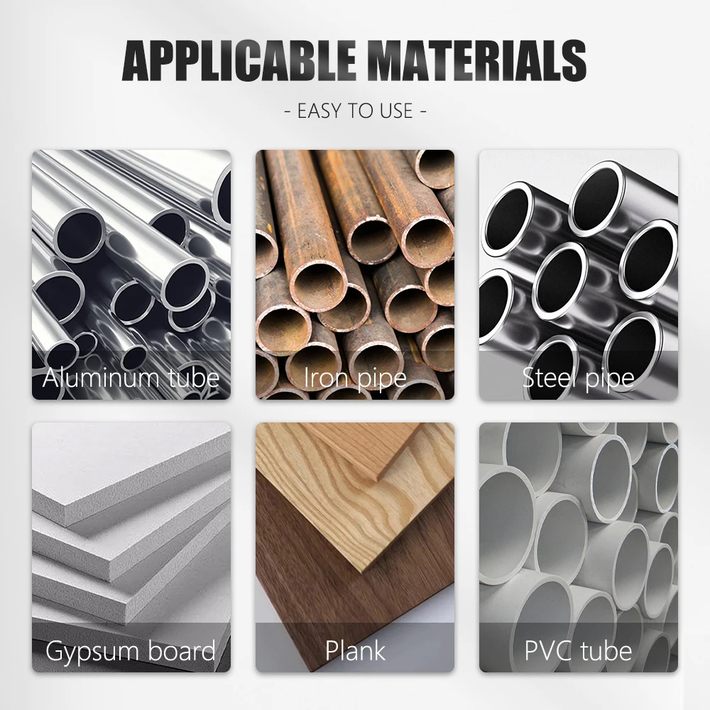 AURWOF Gatenopener Snelsluiting Drijfstang Zeskantschacht Ontworpen voor gebruik met aluminium buizen Stalen buizen Houten planken en PVC