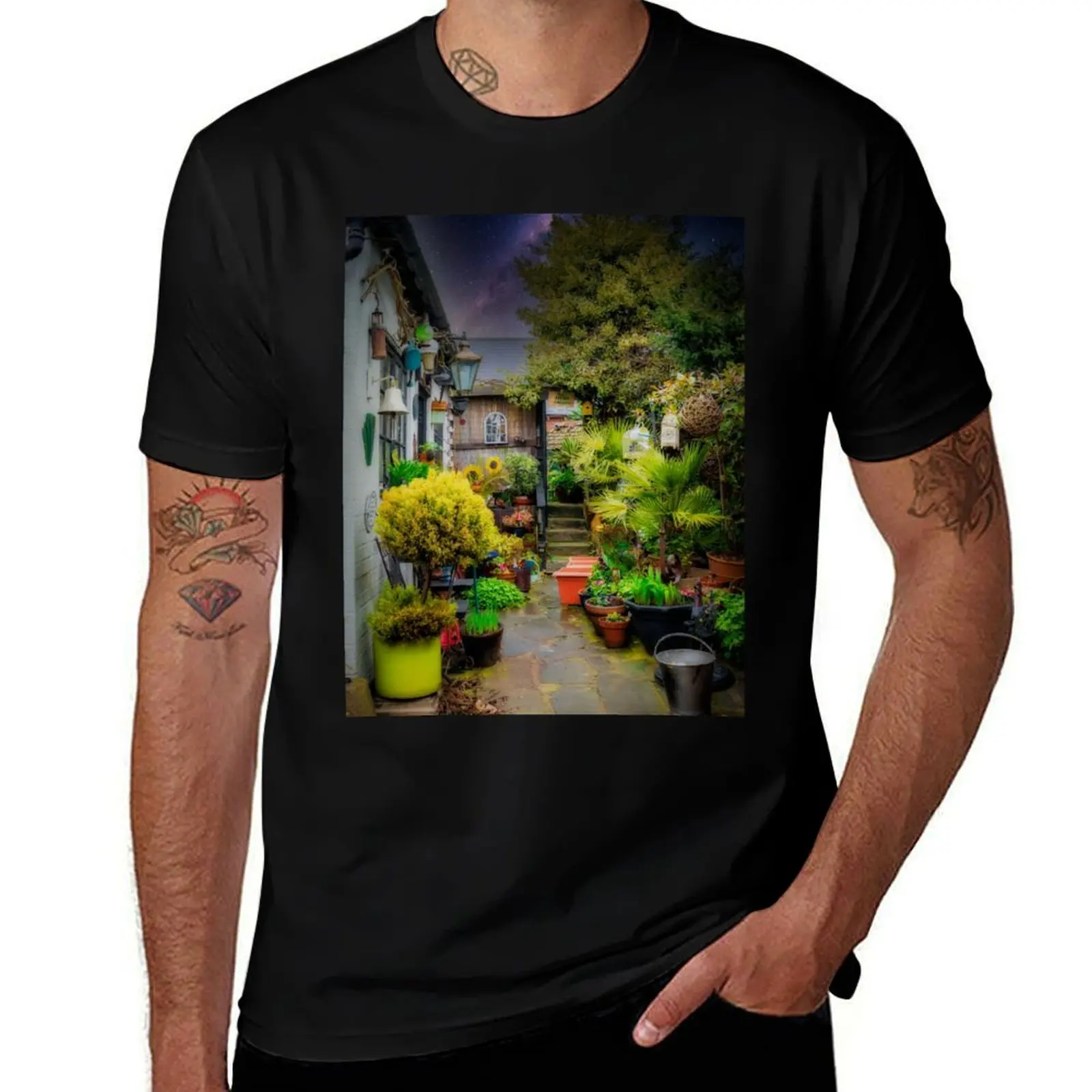 

Secret Garden T-Shirt oversized graphic tee fashion shirts anime t shirts plain plain t shirts men