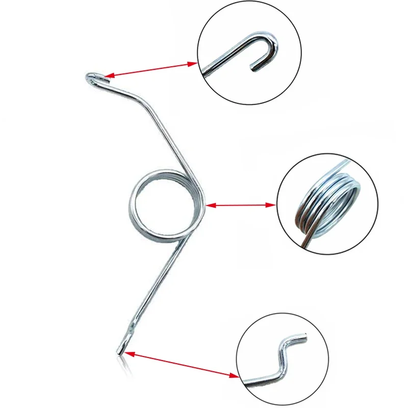 Molas de retorno do freio de mão para vw bora golf mk4 eos jetta passat scirocco touran pinça alavanca do freio de estacionamento traseiro aço
