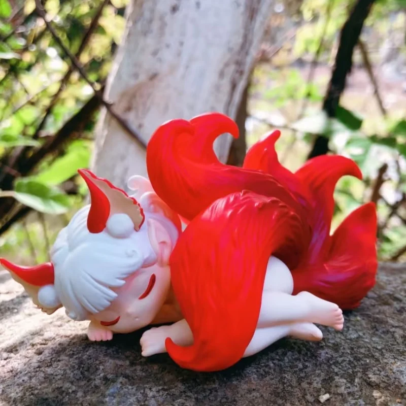 Nowa Seria Figurki Niespodzianki Sleep Elf In The Forest - Urocza Figurka Anime, Ozdoba na Biurko, Model Lalki, Prezent dla Dziewczynki