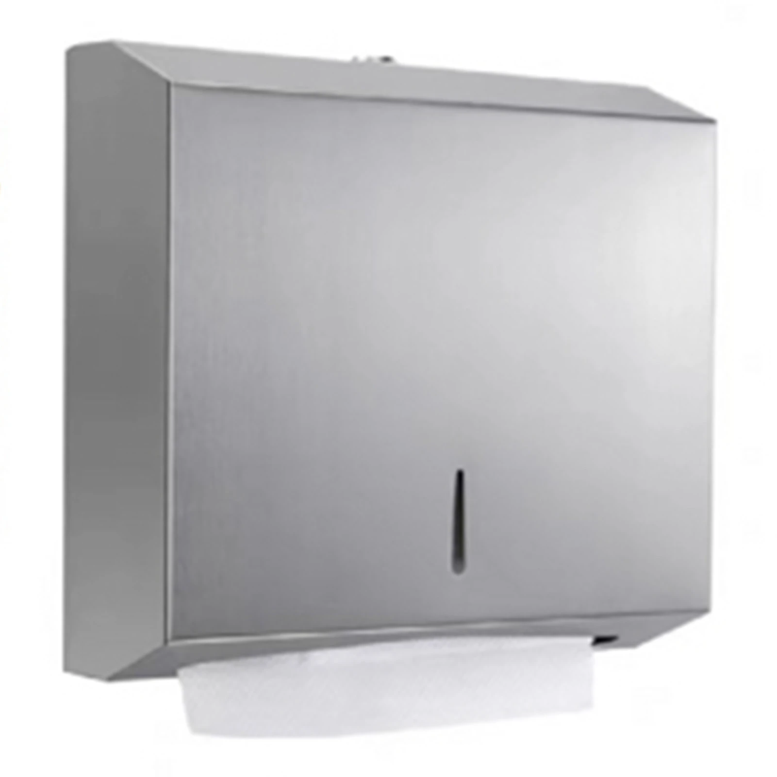

Wall Mounted Paper Towel Dispenser Stainless Steel Toilet Tissue Holder Dispenser Box for Bathroom