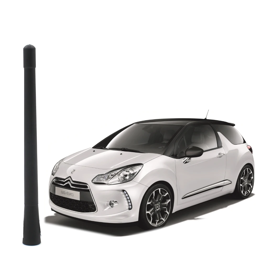 

7inch Rubber Car Antenna （Aerial）For Citroen Ds3 2015 2014 2013 2012 2011 2010 2009 Easy Install