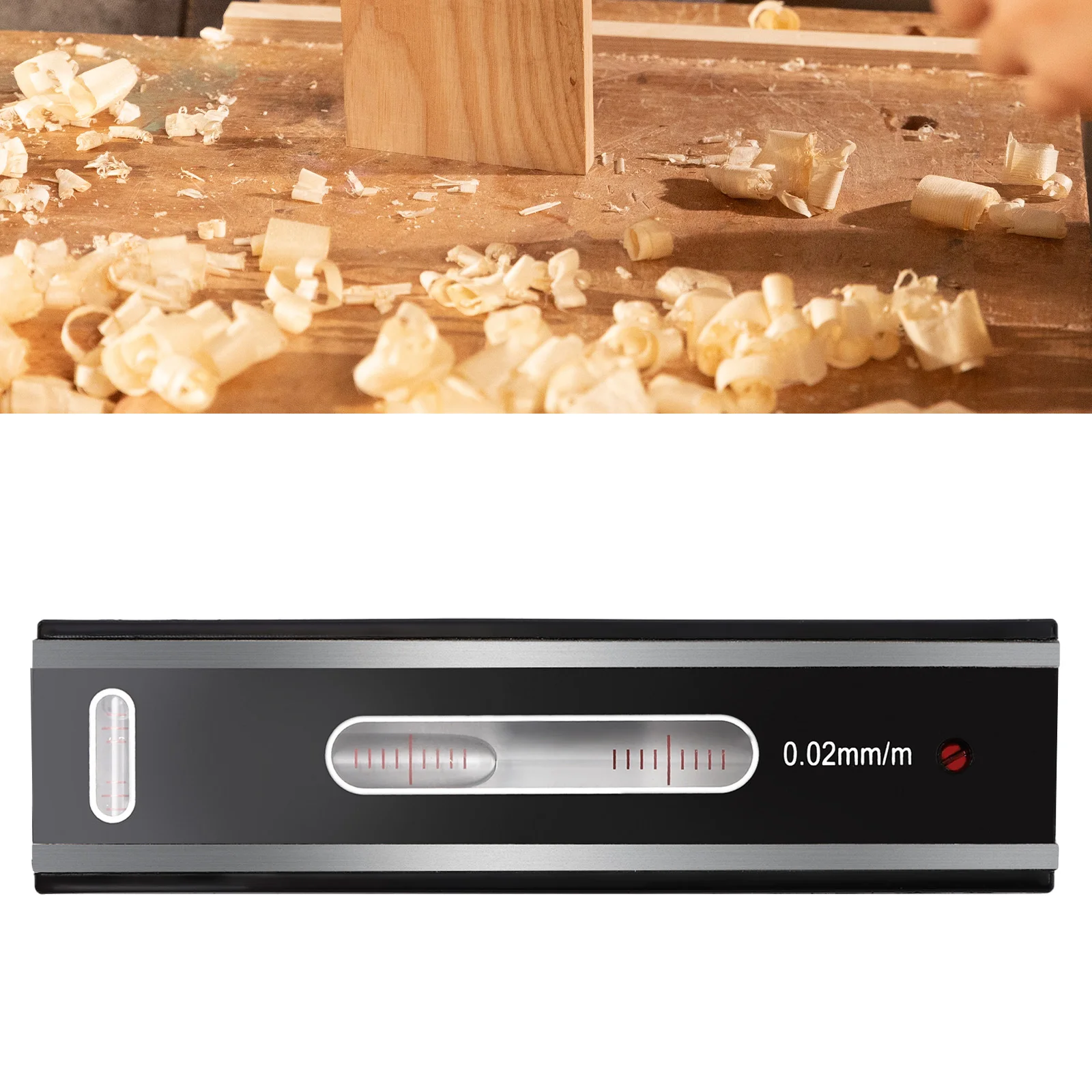 Imagem -04 - Precise Precise Machine Bar Nível Master e Caixa de Madeira 0.02 mm Precisão Pol 12 Pol