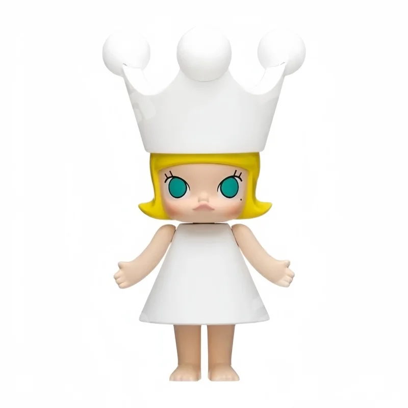 POP MART MEGA ROYAL Molly 20e verjaardag handgeschilderde verzamelfiguur 150% 400% Art Toy bureaudecoratie voor anime verzamelaars