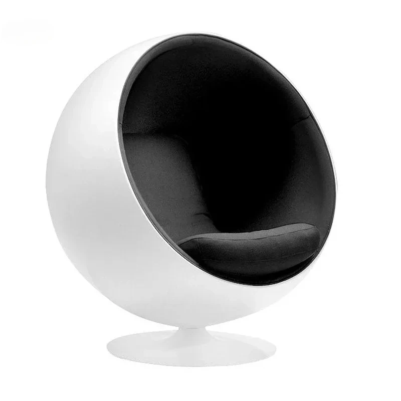 FRP round Lazy Massage Armchair Creative Pointed Ball Soft Bag Leisure Single Sofa Chair Stool