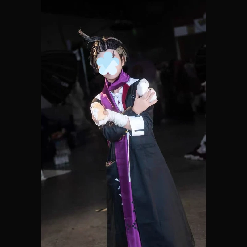 Anime Danganronpa Goodbye Despair Gundham Tanaka Cosplay Costume Men Women Jacket Coat Sarf Uniform Set Halloween Carnival Suit
