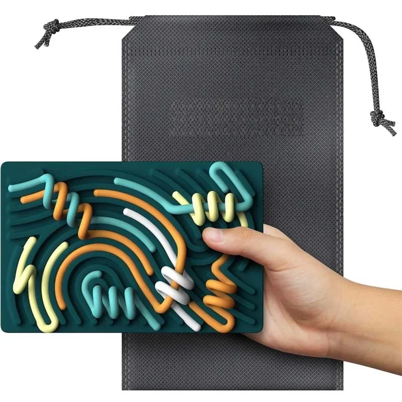 子供用パズルシリコン感覚アクティビティボード食品グレードBPAフリー減圧ツール