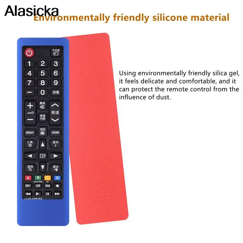 For Samsung AA59-00816A LED LCD 3D HD TV Shockproof Protector Washable Skin Remote Control Cover Controller Silicone Case
