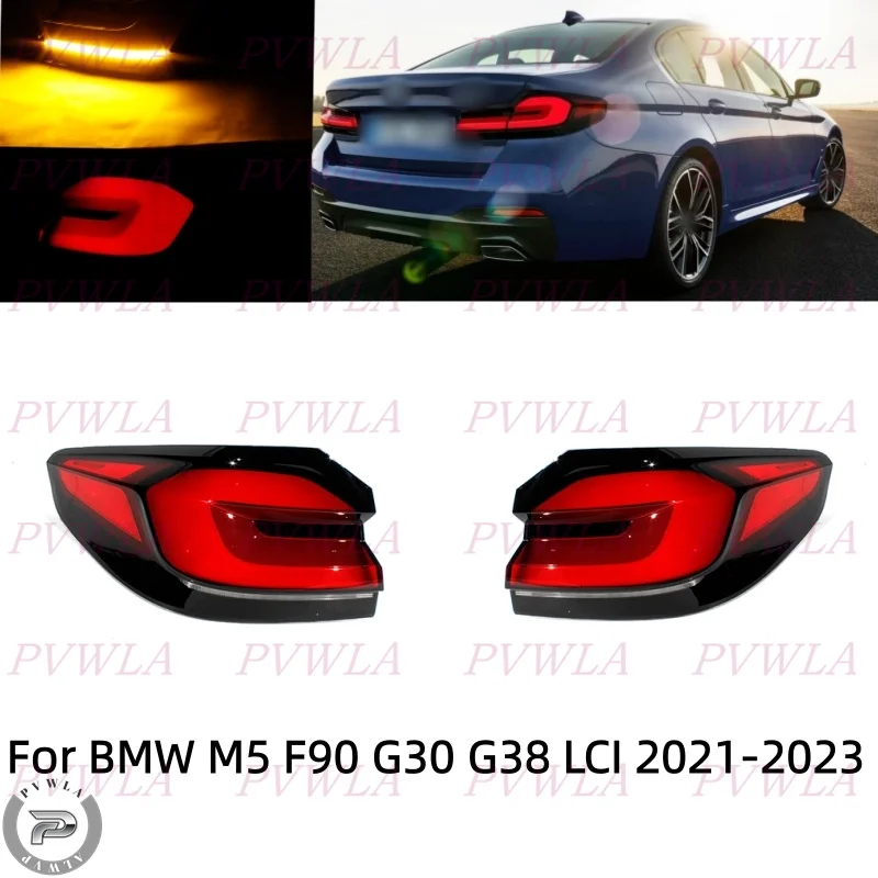 

Outer Side LED Tail Light For BMW M5 F90 G30 G38 LCI 520i 530e 530i 540i M550i xDrive 2021-2023 Rear Brake Lamp Car Accessories