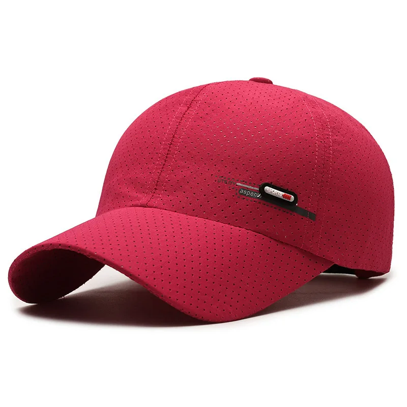 Summer small leather label quick-drying baseball cap outdoor sports running duck women's tongue hat fashion trendy simple hat... image 3