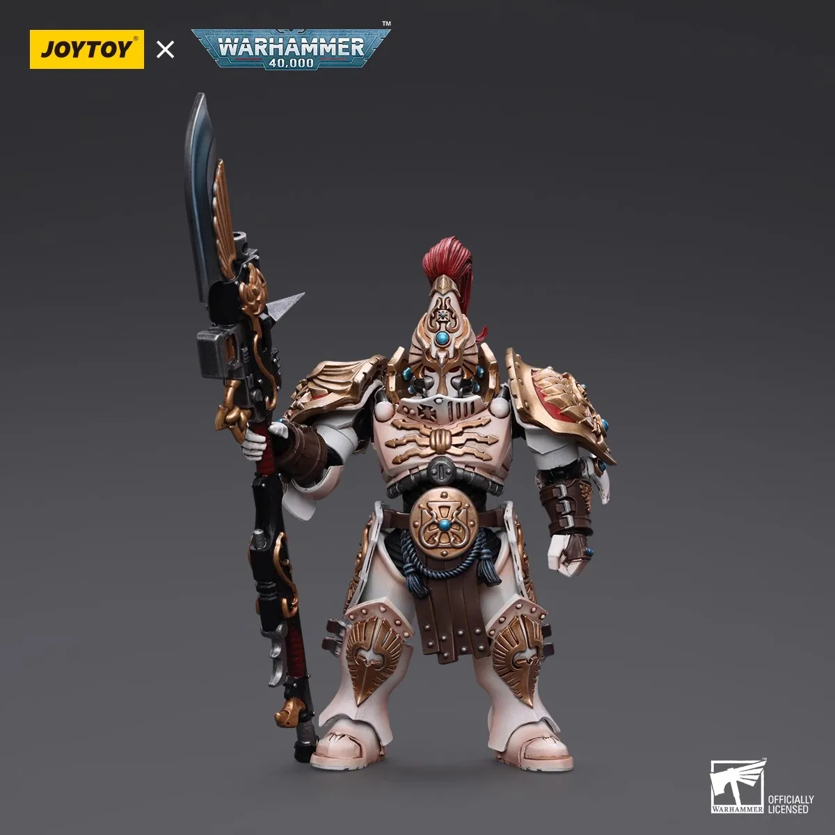 12cm JOYTOY Warhammer 40k 1/18 Action Figures  Adeptus Custodes Solar Watch Custodian Guard Collection Model Toy Children's Gift