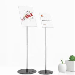 Estante de exhibición Vertical A3 A4, letrero para restaurante, Hotel, centro comercial, tablero de exhibición, estante de exhibición para suelo de salón de negocios