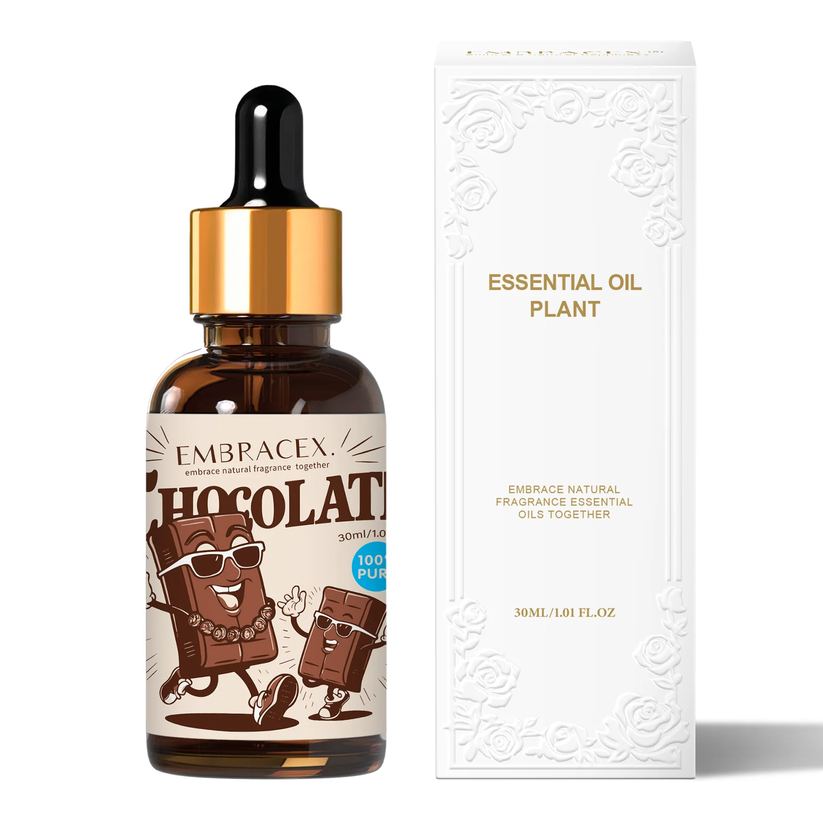 30ml Chocolate Essential Oil Skincare Body massage oil Aromatherapy diy projects making bath bombs Long Lasting Gift To Friends