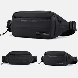 Men Waist Pack Belt Chest Bags Pouch Shoulder Cross body Bag  Multi-Pocket Fashion Nylon Male Hip Bum Fanny Pack Bags