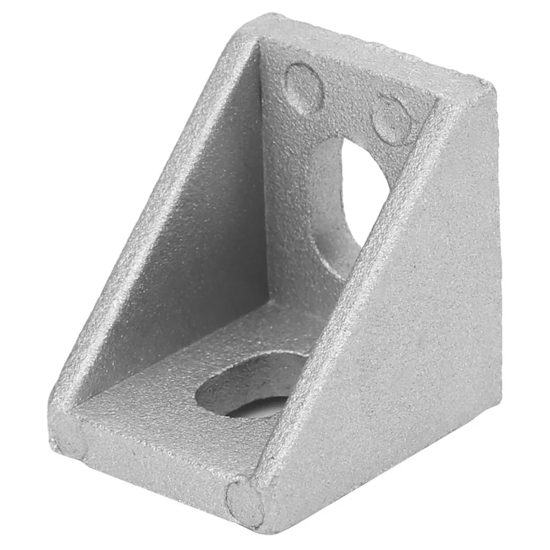 30Pcs Aluminum Corner Bracket 2 Holes Right Angle L Type For 2020 Aluminum Profile