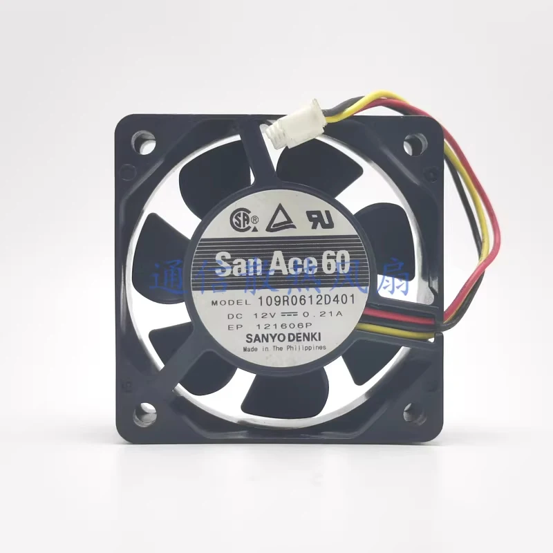 

HTS для Sanyo 109R0612D401 12V 0.21A 3-проводной вентилятор охлаждения, 6 см, 6025 1 шт.