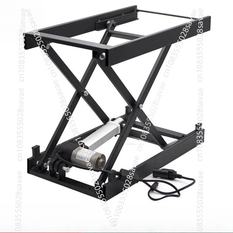 

Smart home hardware electric lifting kung fu coffee table tea table iron frame automatic flap accessories wireless control