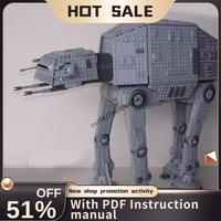New 2590Pcs Famous Star Battle Movie Moc Ucs At-At Walker Model Building Blocks Diy Creative Ideas Kids Toys Birthday Gifts