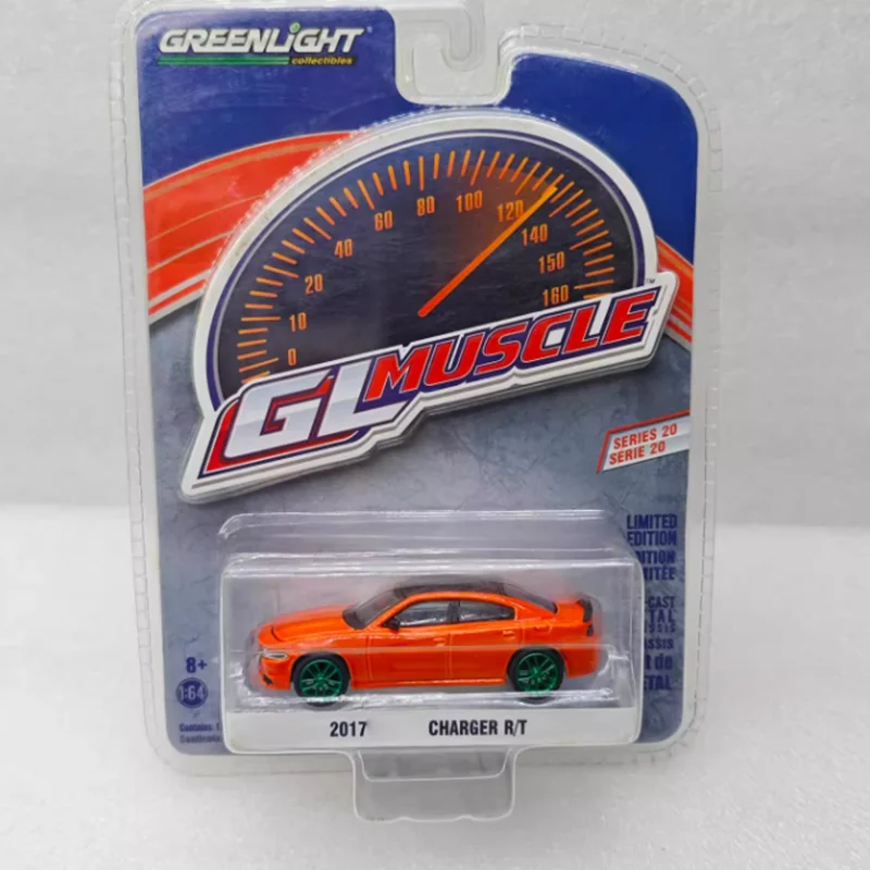 

Greenlight 1:64 Scale 2017 Charger R/T Green machine Alloy Car Model Static Collection Decorated Holiday Gifts Toys