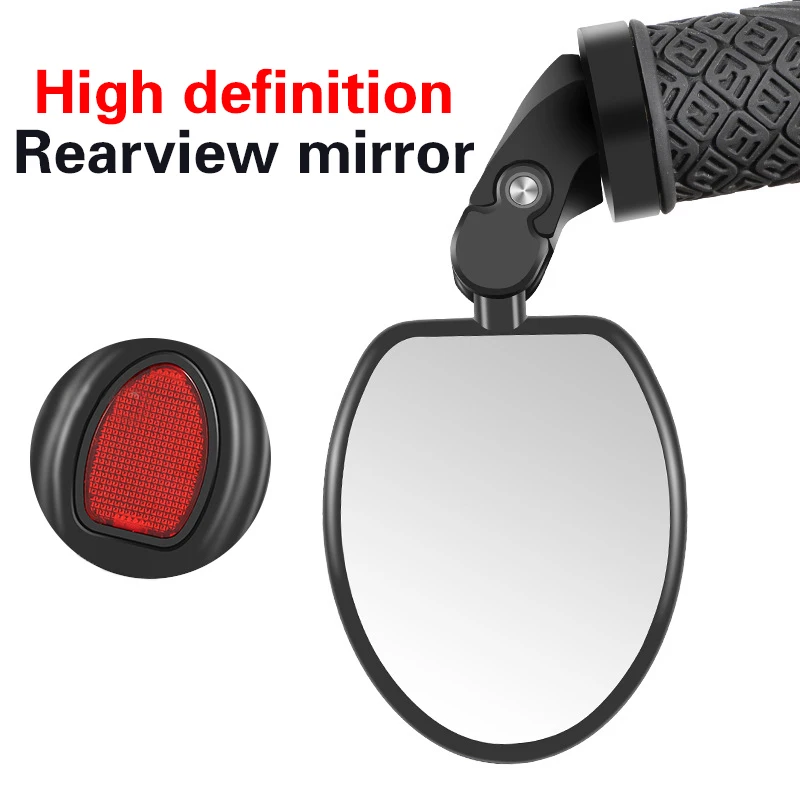 Cycling Rearview Mirror Mountain Road Bike Folding Rearview Mirror Bicycle Anti-collective Rearview Mirror With Reflective Sheet