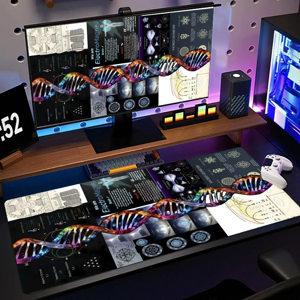 Негабаритный персонализированный коврик для игровой компьютерной клавиатуры для офисного использования с ковриком для мыши с запираемым краем