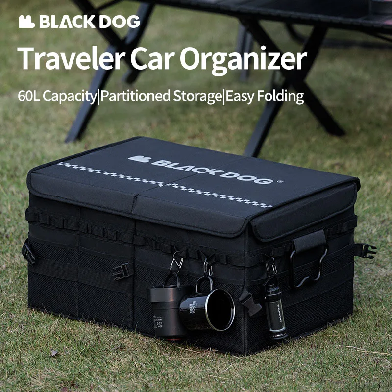 Imagem -05 - Caixa de Armazenamento Blackdog com Padrão Quadriculado Impermeável e à Prova de Umidade Outdoor Camping Viagem 60l