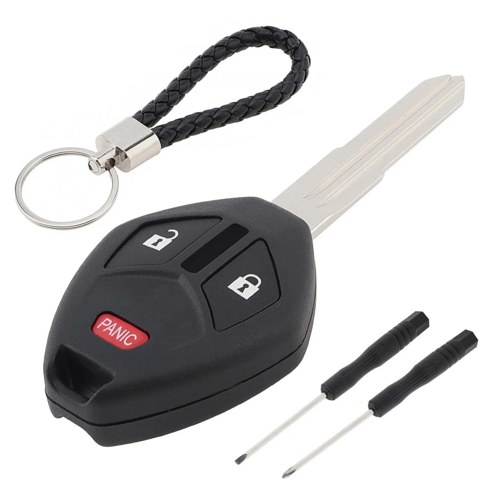 

Корпус для автомобильного ключа-брелока с 3 или 4 кнопками, совместимый с Mitsubishi Lancer, Outlander, Galant, Eclipse, Endeavor, для бесключевого доступа