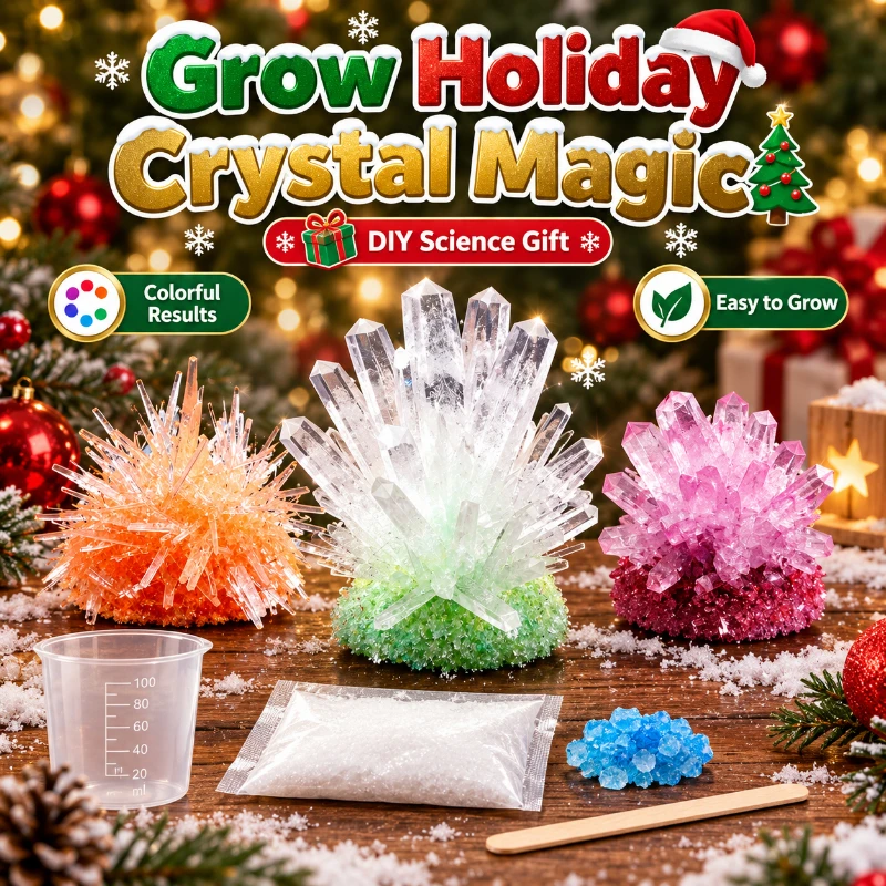 Crystal Growing Kit - Kit para Cultivar Cristales, Cultiva Cristales