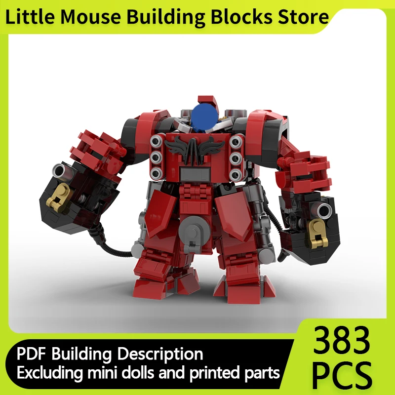 

Popular Games 40K Model Building Moc Bricks Hammer Battle Mech Collection Technology Blocks Gift Modular Christmas Toys DIY Sets