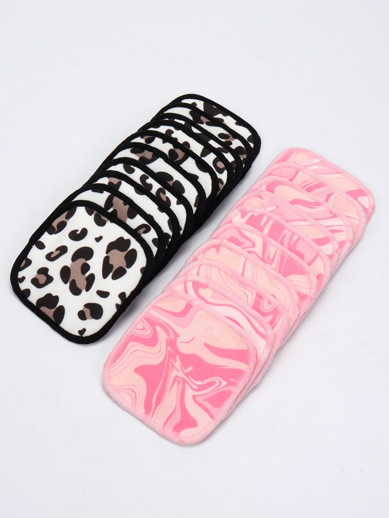 Tampone struccante Crystal Super Soft quadrato + rotondo 20/40/60 pezzi, strumento struccante riutilizzabile, lavaggio viso, struccante, Suita