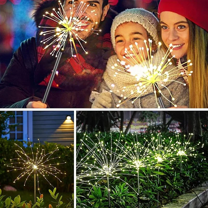 

Solar Lights Waterproof Outdoor LED String Christmas Flash String Fairy Lights for Garden Landscape Lawn Party Decor