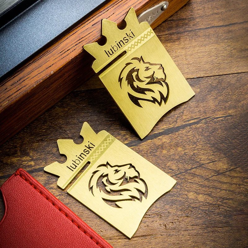 Portable Lion Pattern Cigar Holder Metal Single Cigar Holder Removable Cuban Cigarette Holder Gift Cool Gadgets Smoke Accesoires