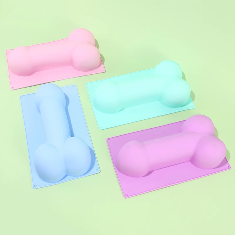 Moule à gâteau en silicone pour pénis, moule à gâteau en silicone pour fête d\'enterrement de vie de jeune fille