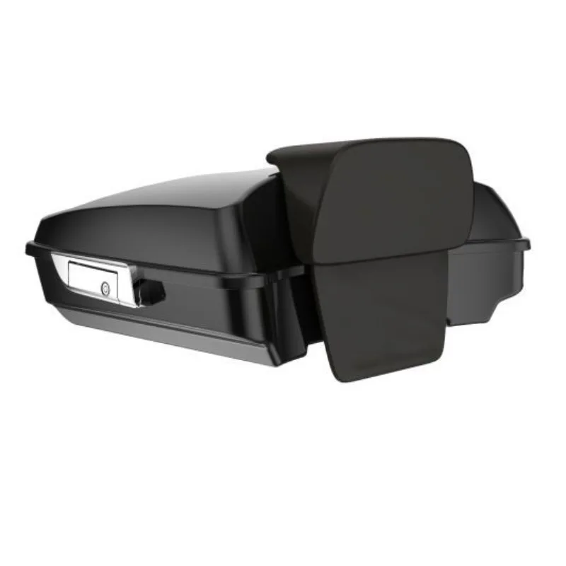 Motorcycle trunk is suitable for car trunk bright black
