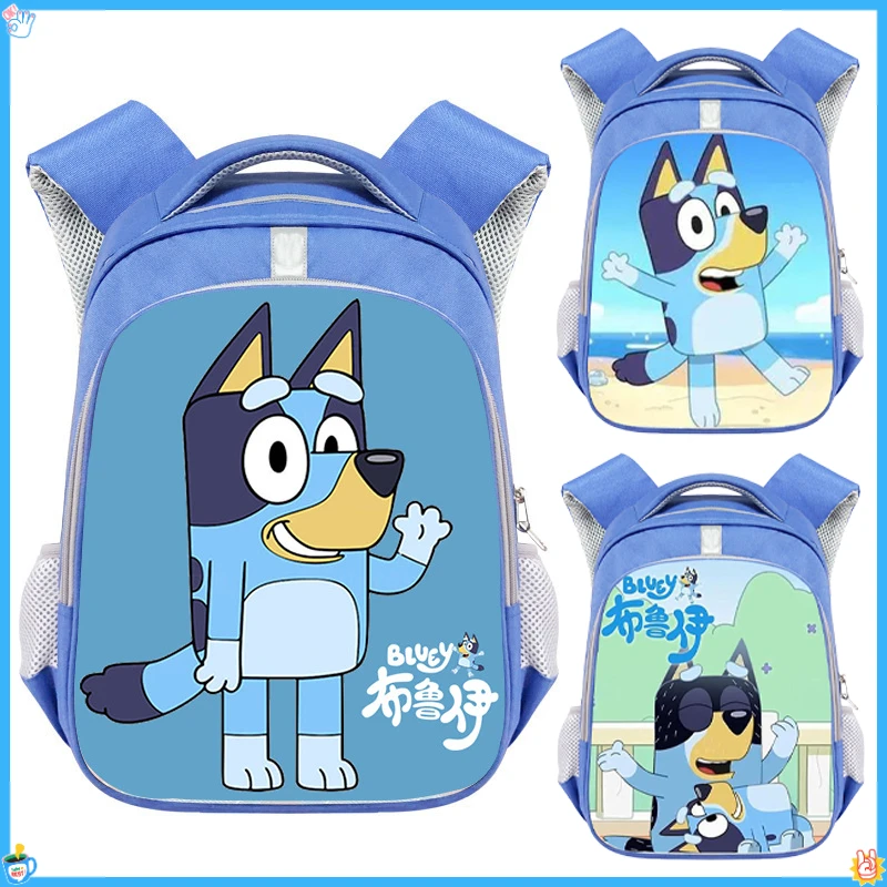 

Bluey Backpack Cartoon Students Large Capacity Schoolbag Bookbag Fashion Men Women Travel Storage Pouch Shoulder Bags Gifts