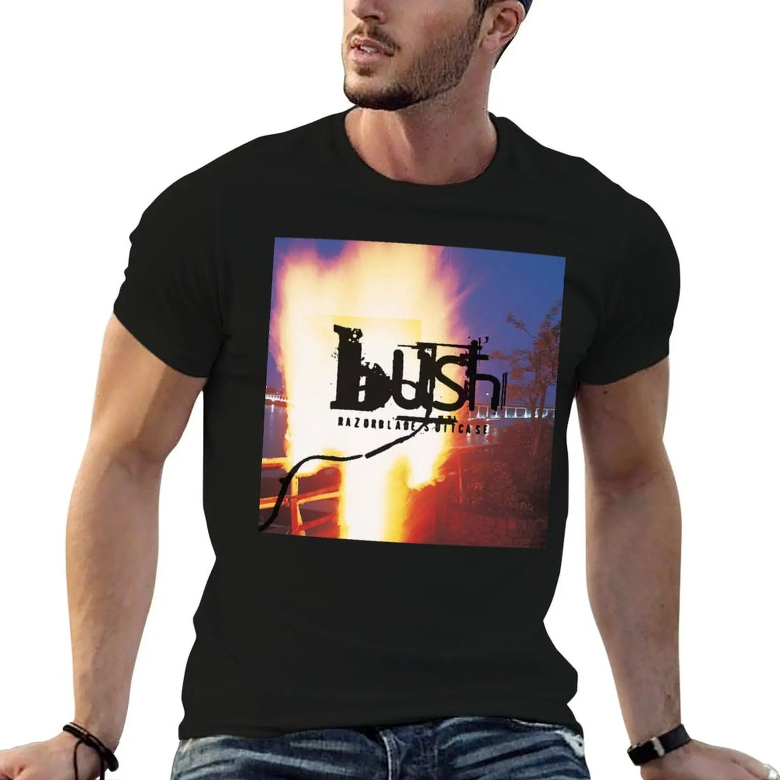 

Razorblade suitcase T-Shirt anime t shirts for man anime tshirt t shirts for man cotton soft T-shirt