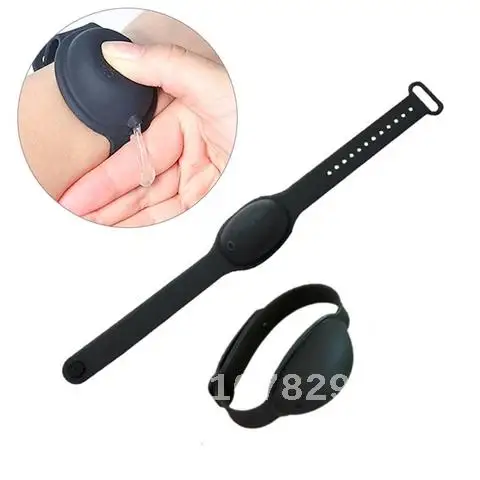 

Cute Silicone Alcohol Dispensing Bracelet, Wrist Strap, Liquid Handwash Gel, Adult and Kids Sanitizing Hand Dispenser Wristband,