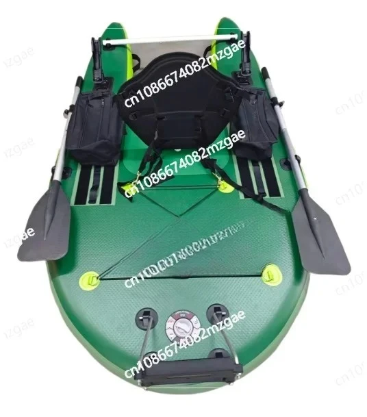 

Надувная лодка на платформе для рыбалки с воздушной трубкой высокого давления, жесткая лодка на животе, плавающая ткань с двойными стенками