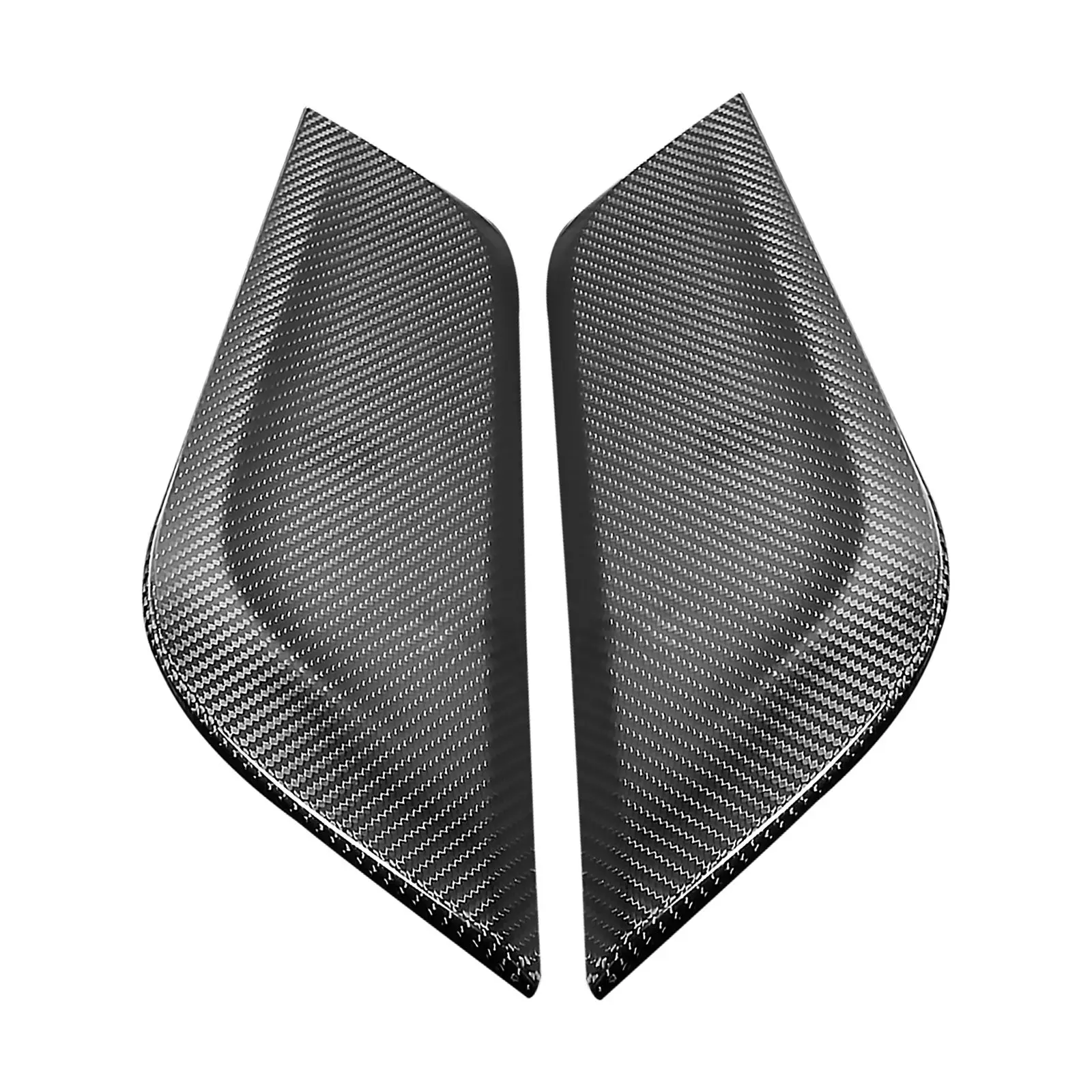 وحدة التحكم المركزية الداخلية للسيارة مصنوعة من ألياف الكربون الجافة ، غطاء الكسوة الجانبي للوحة ، ديكور تلقائي ، اكسسوارات التصميم ، فورد موستانج 2015-2018 #6