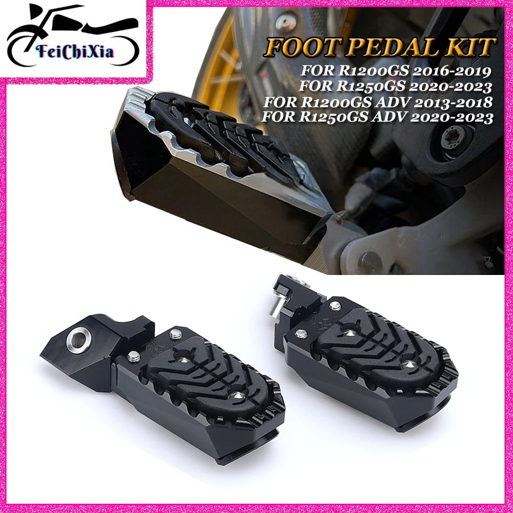 

Pedals For BMW R 1200 GS ADV R 1250 GS Adventure Motorcycle Parts R1250GS R1200GS Footrest Adjustable Footpegs Front Foot Pegs