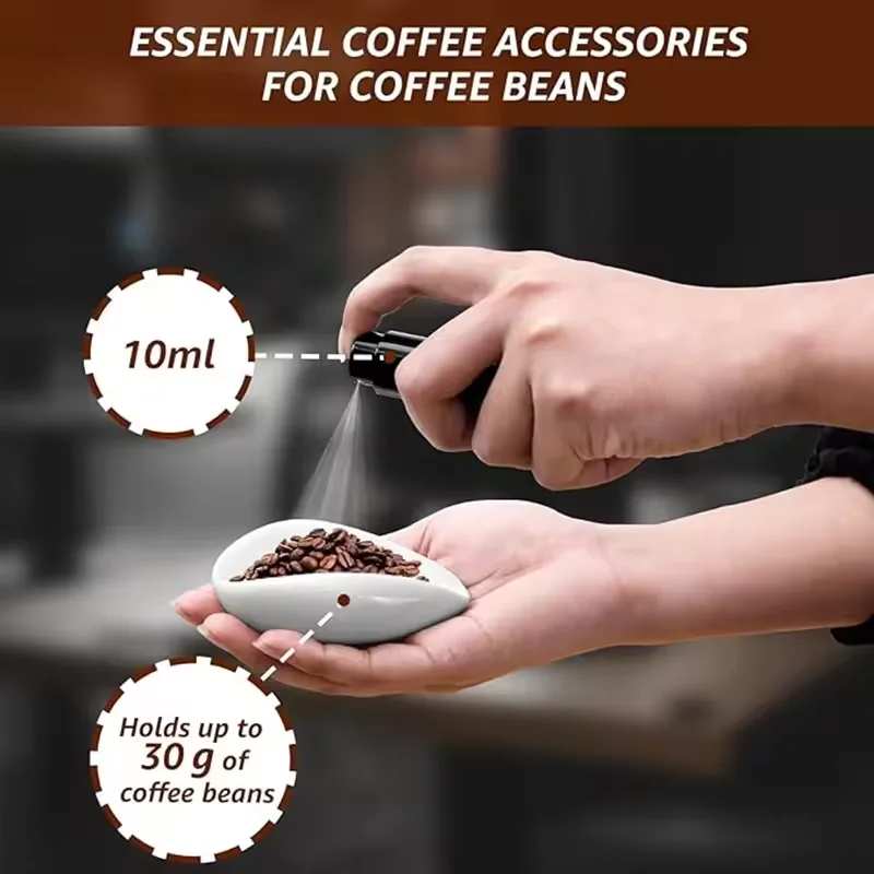 Coffee Bean Spray Bottle 10ml Espresso Bean Spritzer for Reducing Coffee Static Portable Coffee Bar Accessories