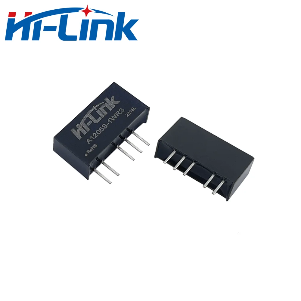Hi-Link 1W DC-DC Dual Output A12xxS-1WR3 12V to 3.3V/5V/9V/12V/15V/24V Power Supply Module