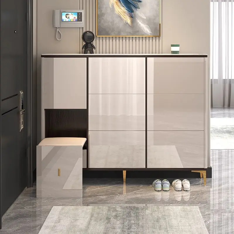 Lüks Ultra-ince Ayakkabı Dolabı Organizatör Depolama Oturma Odası Ekran Modern Ayakkabı Rafı Terlik Muebles Ayakkabıcılar Mobilya