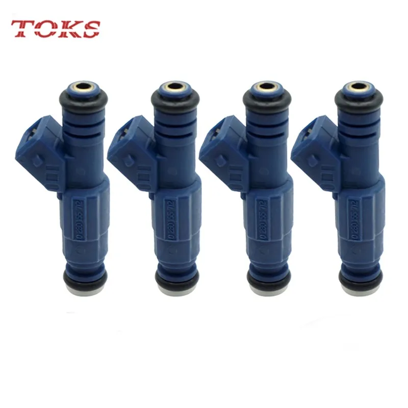 4pcs 0280155712 90487344 New Fuel Injector Nozzle For CADILLAC SAAB CATERA 9-5 900 2.5L V6 OPEL VECTRA 1.8T 2.0T