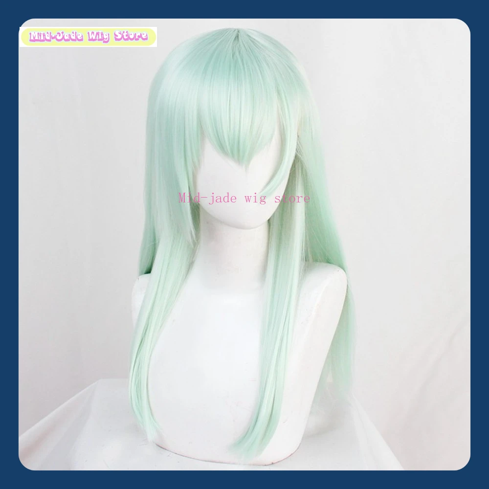 Mid-jade Wig Store Inazuma Eleven GO Sakuma Jirou Cosplay Wig Anime Cosplay Party Synthetic Heat-resistant Long Straight Wig