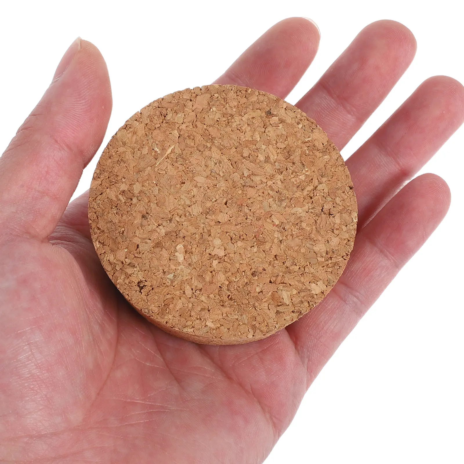 

6 пробочных крышек для стеклянных кашпо, гидропонных ваз, натуральные, герметичные, подходят для емкостей 64,5x20x58 мм, деревенские декоративные заглушки для банок, многоразовые