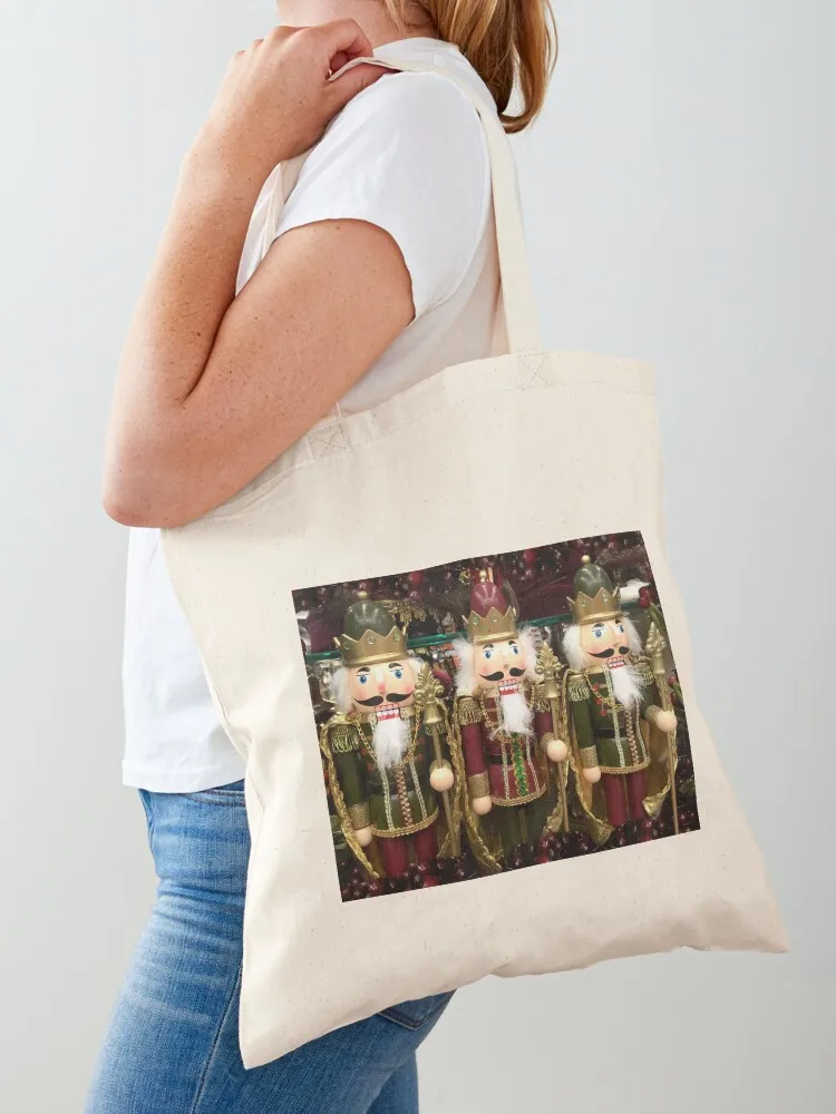 

Christmas Nutcracker Trio Tote Bag bags for women tote bag canvas bag for beach Shopper handbag