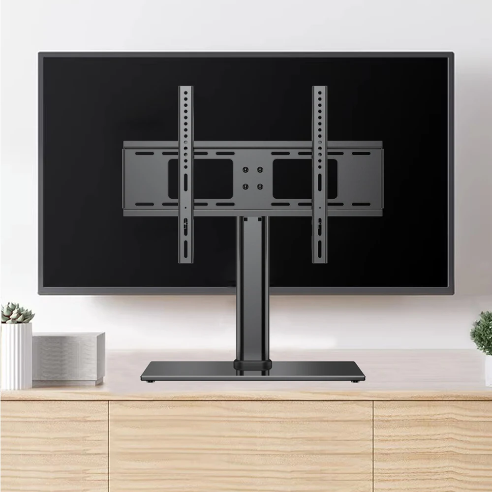 BEISHI Rack Monitor Stand Adjustable VESA 600-400mm up to 40kg 32‘’-55‘’ Monitor Tablet Free Standing Profile Desk Mount