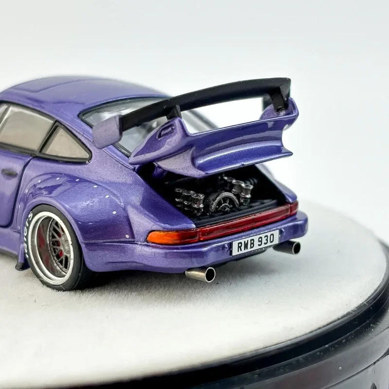 PGM 1/64 Porsche 911 RWB 930 Legering Speelgoed Motorvoertuig Diecast Metaal Model Geschenken